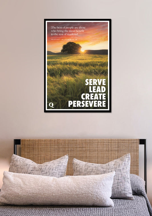 Serve Now, Inspirational Art, Motivational, Guide