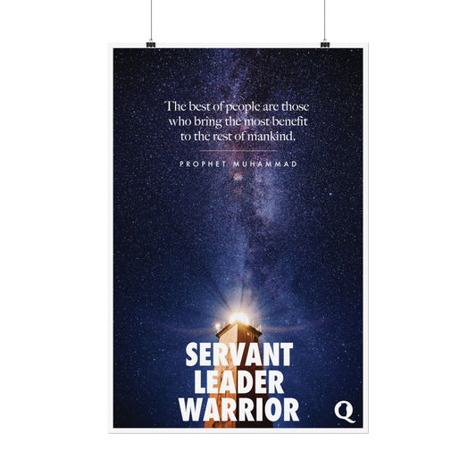 Servant, Leader, Identity Poster, Motivational Wall Art, Servant Leader Warrior Decor, Home Office Inspiration